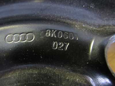 Audi OEM A4 B8 Spare Wheel Tire Rim 4.00Bx19H2 ET29 8K0601027 2008 2009 2010 2011 2012 2013 2014 2015 2016 A5 S5 S44